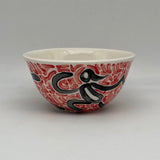 " Ritmo Rosso 6 " Ceramiche Exit Enter