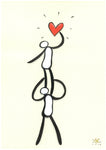 Drawing on paper - Heart