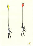 Drawing on paper- Balloons