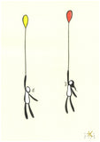 Drawing on paper- Balloons