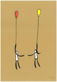 Drawing on paper- Balloons