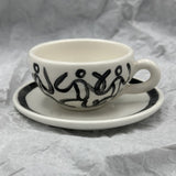 "Omini danzanti 2/25" Tazzine Exit Enter