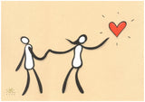 Drawing on paper - Heart