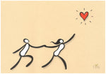 Drawing on paper - Heart