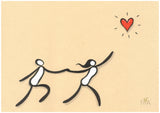 Drawing on paper - Heart