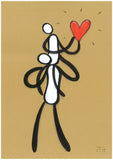 Drawing on paper - Heart